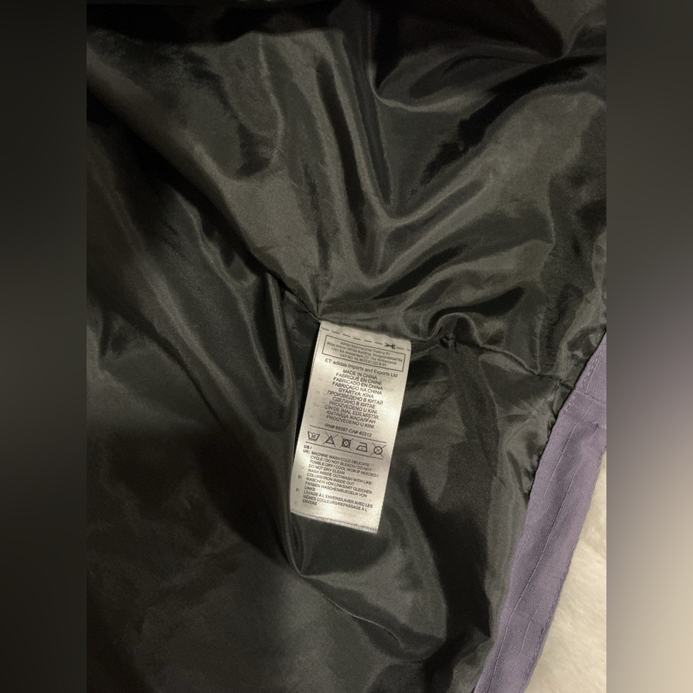 Adidas Dark Purple/blue Cropped Jacket - Picture 4 of 12